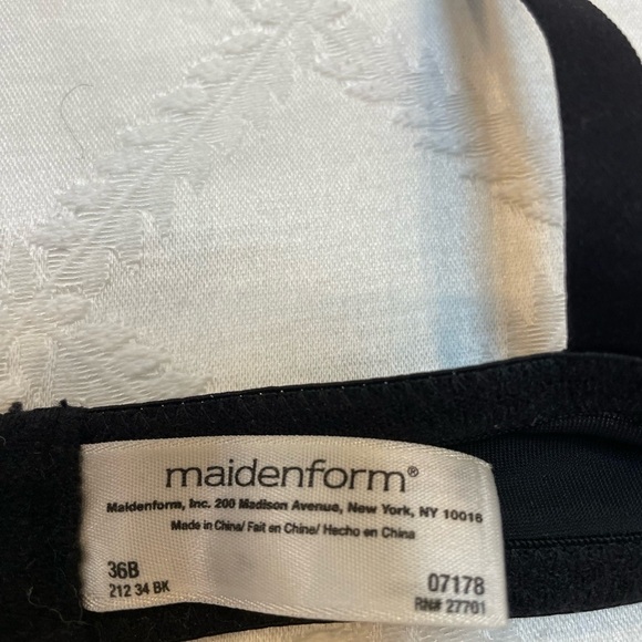 Maiden form Black Soft cup bra 36 B - Picture 4 of 6